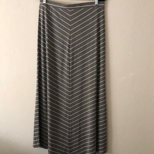 Gray maxi skirt